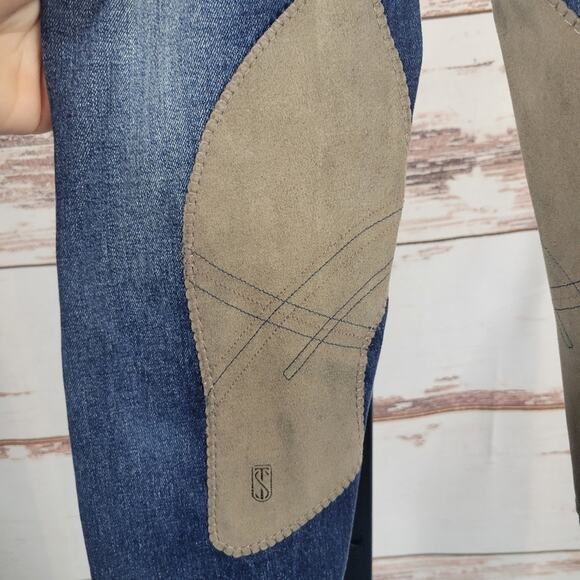 Tredstep Ireland Denim Riding Breeches Size 24 - Picture 11 of 11